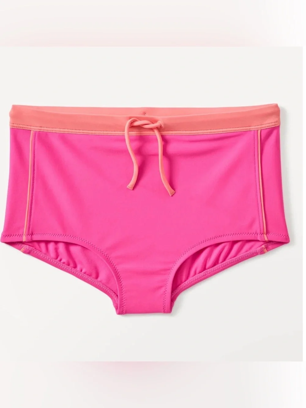 NWT Athleta Girl 2 Piece Adjustable Bikini Top & High Rise Swim Shortie XXL/16